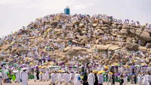 Hajj 2026 dates timeline showing Day of Arafah and Eid ul Adha